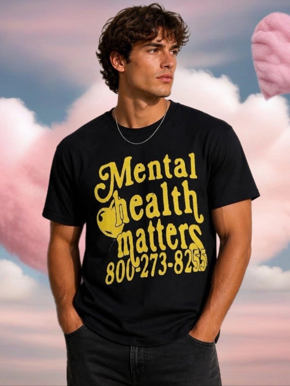 New Mental health matters graphic tee Adult Men Women